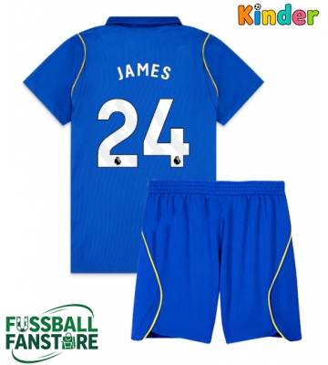 Chelsea Reece James #24 Replik Heimtrikot Kinder 2026-27 Kurzarm (+ Kurze Hosen)